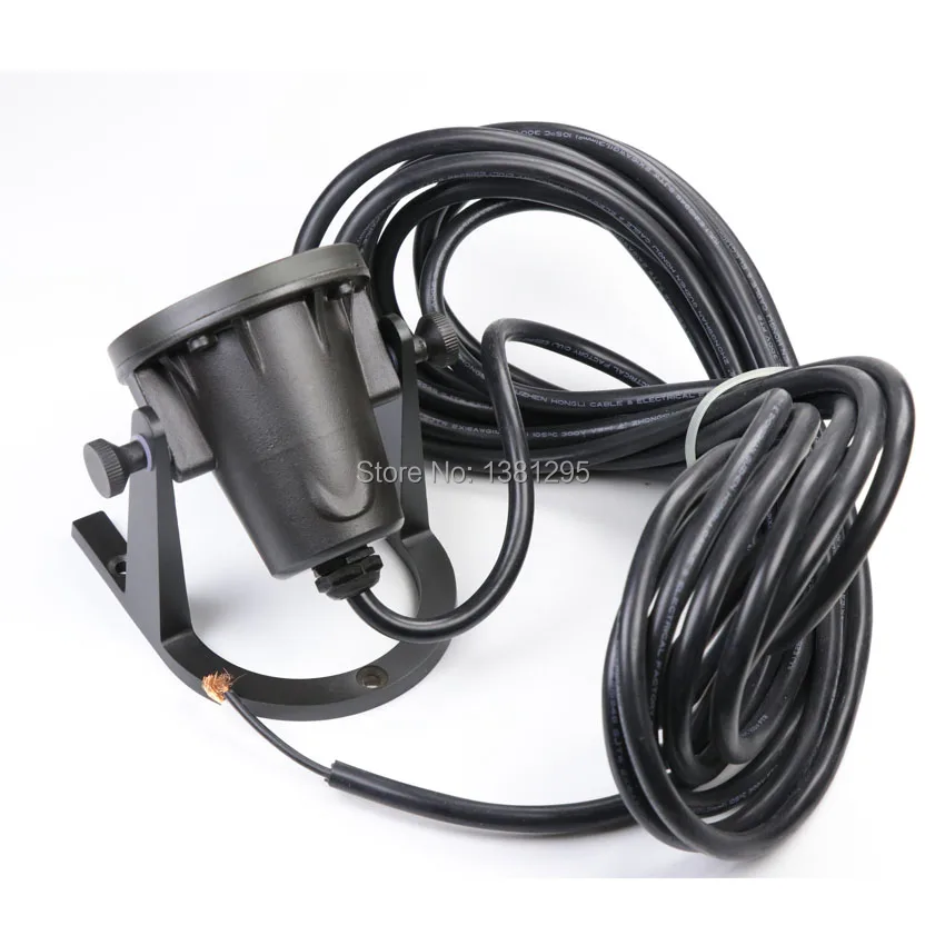 Литая латунь LED подводный пруд Свет IP68 MR16 AC12V водопад бассейн свет Открытый Мини