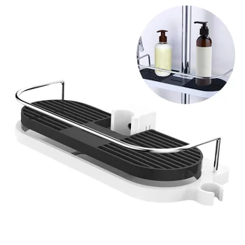 

Towel sponge storage rack New Hanging Bathroom Kitchen Utensil Box Hot Rag Storage rack Broom Hanger Rack bathroom Kitchen Hooks