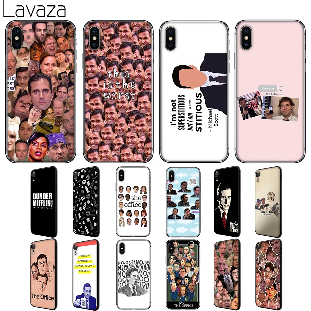 Мягкий силиконовый чехол Lavaza TV the office для Apple iPhone 6 6S 7 8 Plus 5 5S SE X XS 11 Pro MAX XR |