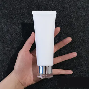 

300x 100g empty frosted white plastic soft tube for cosmetics packaging,100ml sample container bottles ,cream cosmetic container