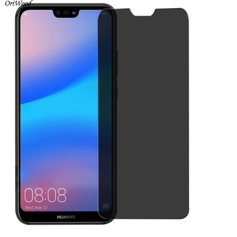 

OriWood Anti Spy Black Screen Protector For Huawei Y5 Y6 Y7 2017 Privacy Tempered Glass For Huawei Y7 2017 Y6 2017 Y5 2017 Film