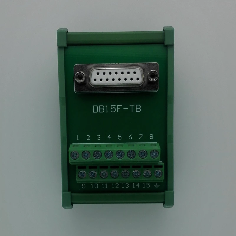 DB15 D Sub разъемы din рейка Клеммная колодка Breakout Board Female|board boy|db15 maleboard engine |