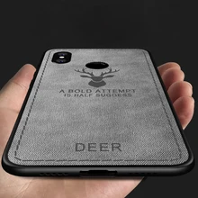 For Xiaomi Mi 8 Case Silicone Edge fabric Back Cover Case for Xiaomi Mi 8 SE Deer Pattern Case coque for Xiaomi 8 SE Xiaomi 8SE xiaomi mi 8 se 4g phablet international version