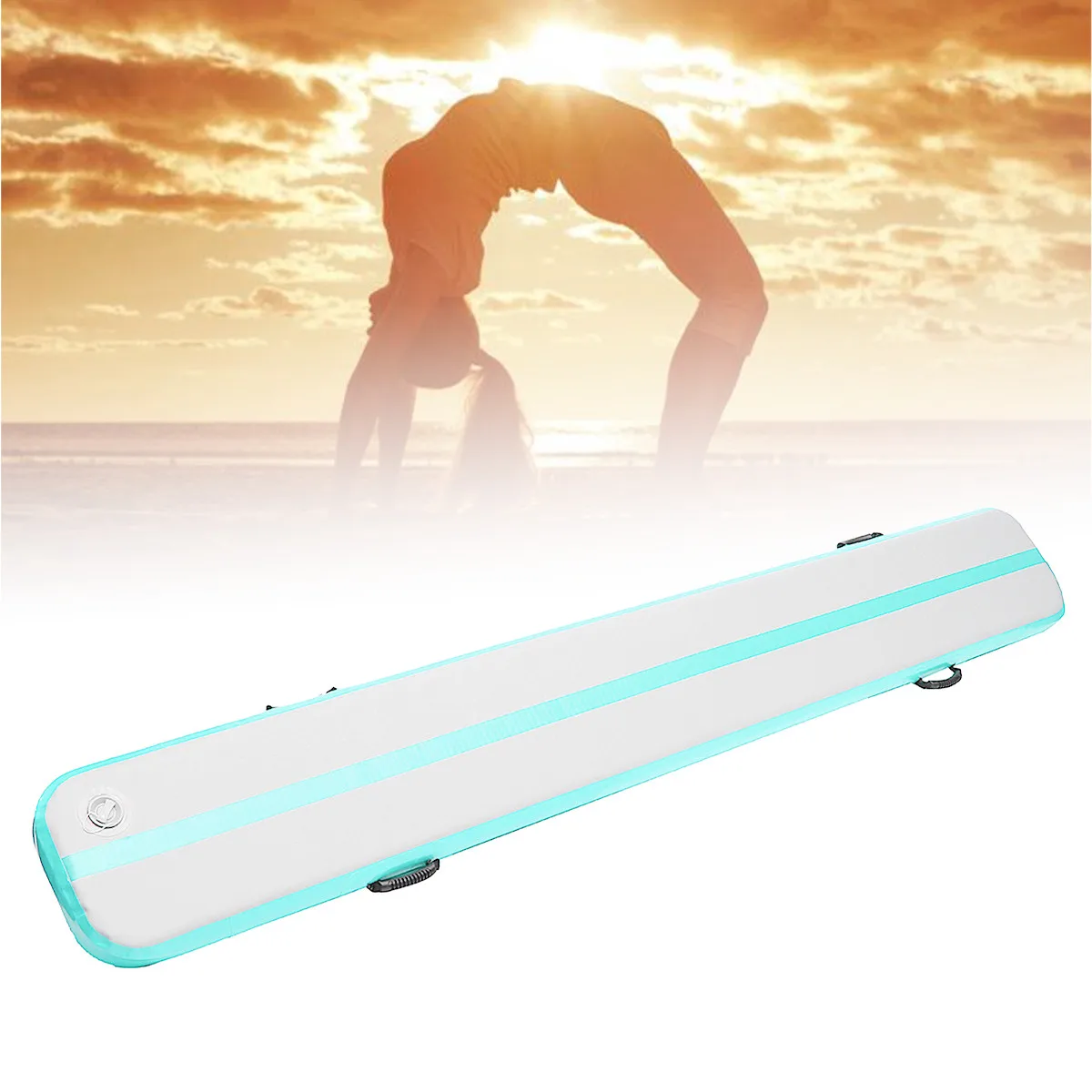 

500*40*15cm Inflatable Air Track Tumbling Gymnastics Training Pad GYM Mat Taekwondo Air Cushion Martial Arts Track