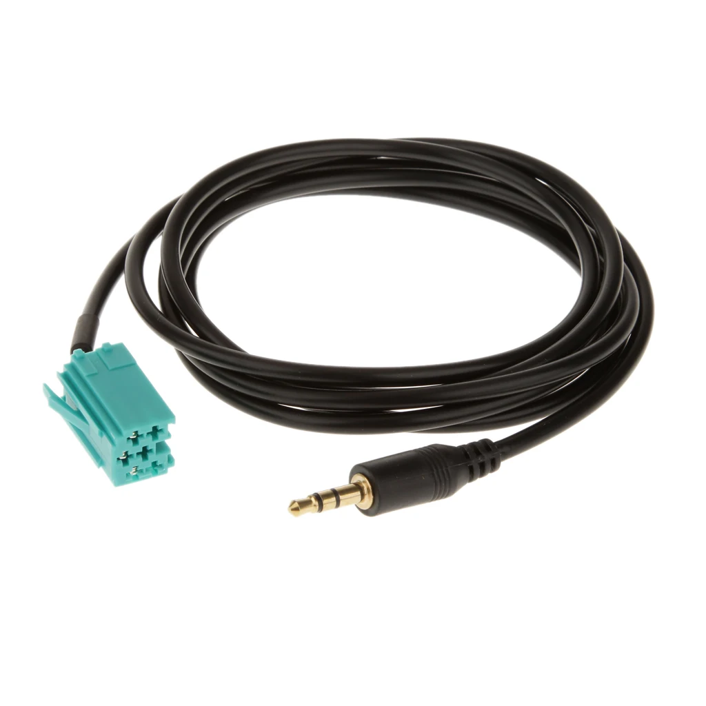 Car 3.5mm Aux Stereo Audio Input Adapter Cable for iPhone iPod MP3 + Removal Key for    Clio