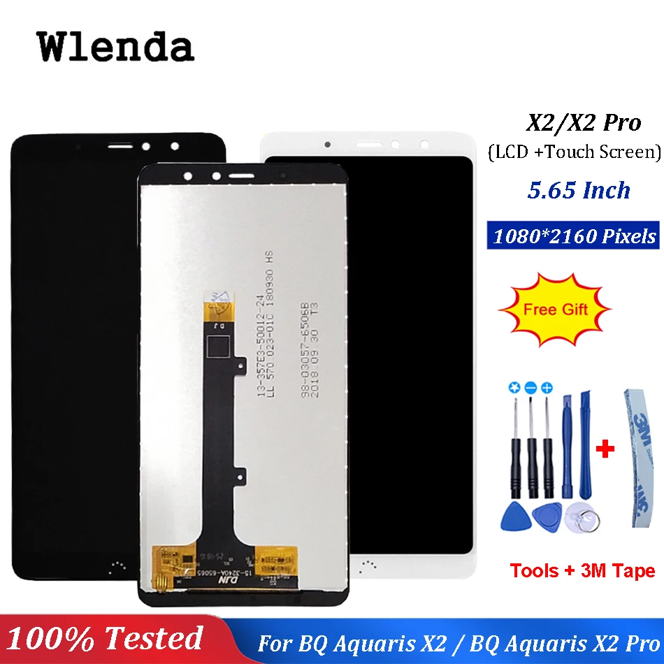 

For BQ Aquaris X2 / X2 Pro LCD Display + Touch Screen Digitizer Assembly For BQ X2 Pro LCD Panel