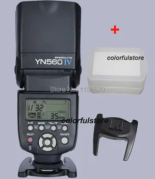 

YongNuo YN-560 YN560 IV YN-560IV Wireless Flash Speedlight For Canon Rebel T3 XS T5i T4i T3i T2i T1i XSi XTi XT Camera +Diffuser