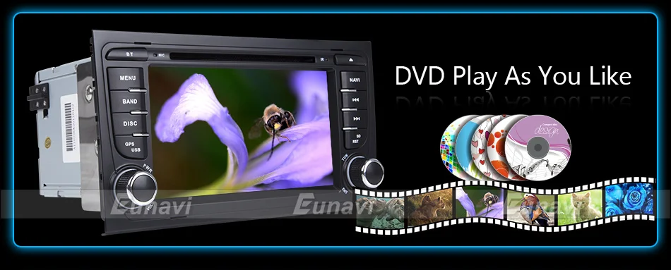 Flash Deal Eunavi Car Multimedia Player Car Radio 2 Din GPS Android 8.0 Stereo System For Audi/A4/S4 2002-2008 4GB RAM DVR OBD2 FM 23