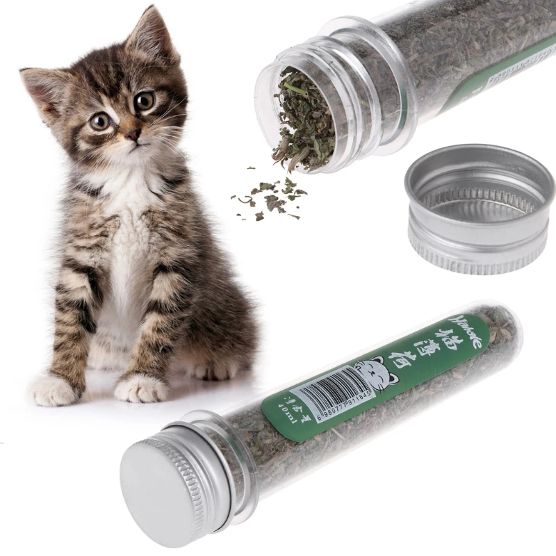 

40ml Natural Catnip Cat Kitten Menthol Flavor Pet For Interactive Teeth Vitamin