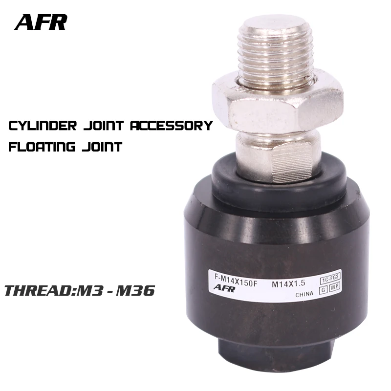 

floating joints for pneumatic cylinder/cylinder parts accessories float ball valve Thread M3 M4 M5 M6 M8 M10 M12 M14 M16 M20 M22