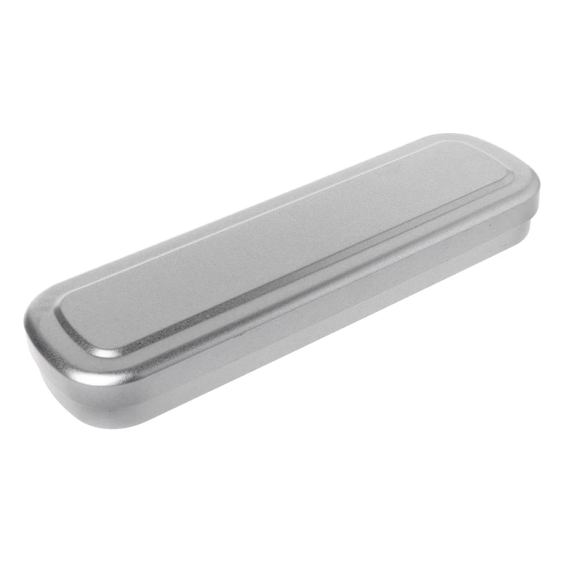 

Iron Pen Case Portable Pencil Box Student Stationery Storage Office Supply Pen Case