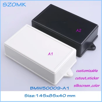 

5 pcs/lot free shipping plastic mount box electronics gabinete plastico eletronica 145x85x40 mm