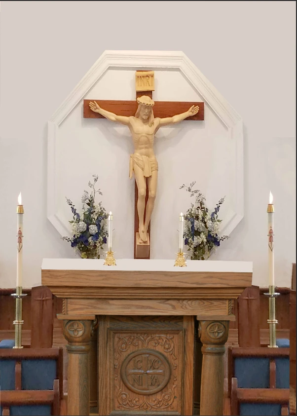 

5x7FT Christian Jesus Cross Wall Candle Fireplace Custom Photo Studio Backdrop Background Banner Vinyl 220cm x 150cm