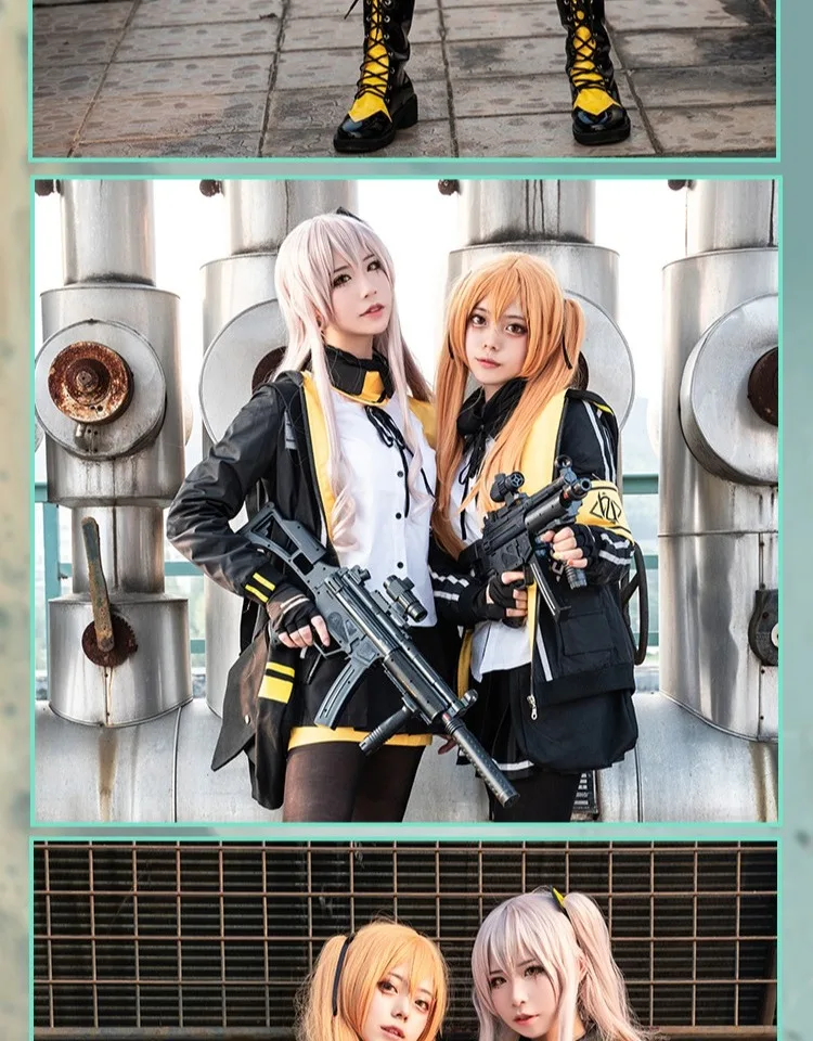 Game Girls Frontline Ump45 Ump9 Cosplay Costumes Girls Battle Uniform Women Clothes Party Uniform Full Set For Halloween Game Costumes Aliexpress