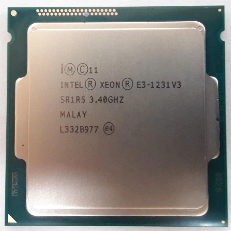 cpus Intel Xeon E3 1231 V3 3.4GHz Quad-Core LGA 1150 Desktop CPU E3-1231 V3 Processor cpu chip