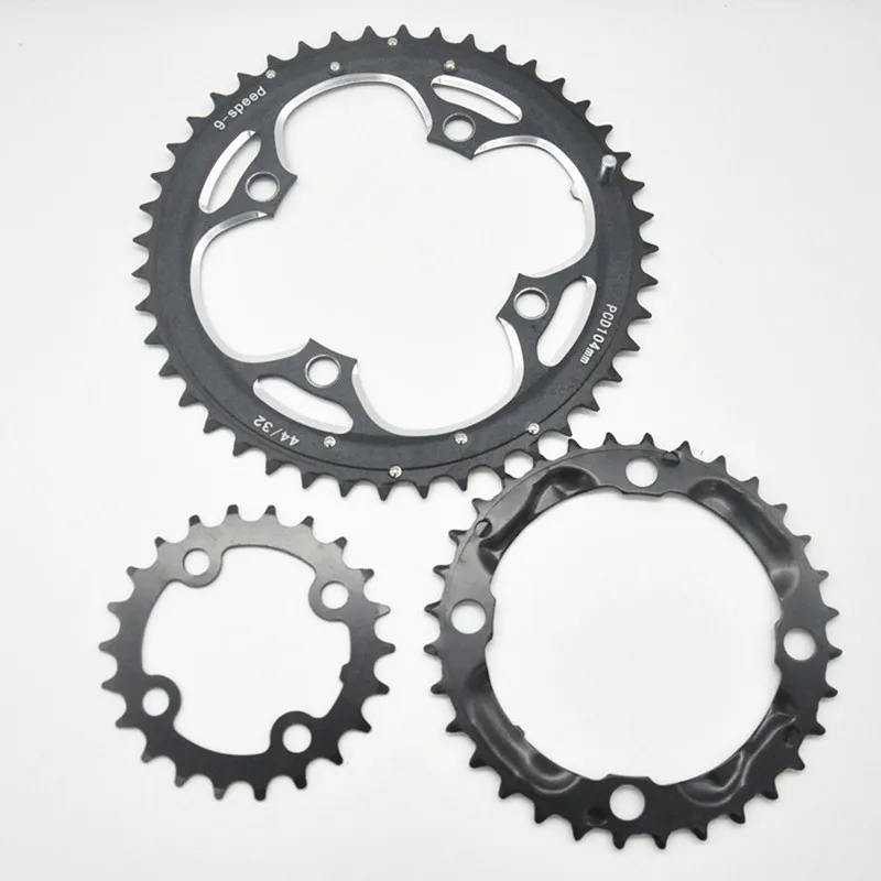 

MEROCA 22T 32T 44T MTB Mountain Bikes Road Bicycles Crank Hollow Repair Crankset Chainrings Tooth Slice Parts part shipping