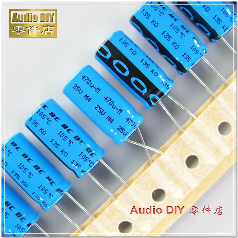 10PCS/50PCS BC 135 Series 470uF 25V 25v470uf Electrolytic Capacitorin