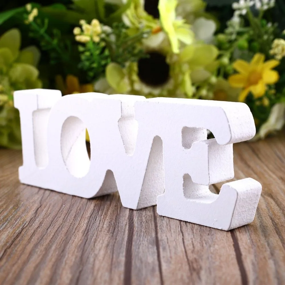 Wooden Letter  Alphabet Word Free Standing Weeding Party  