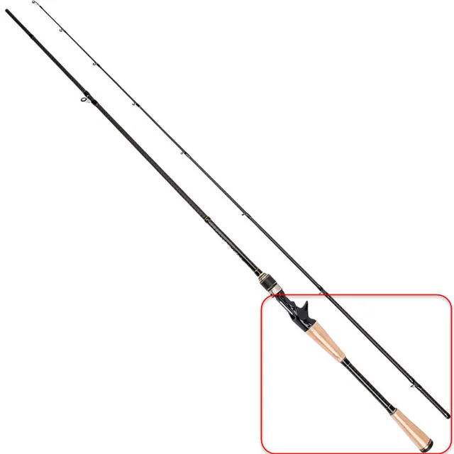 Tsurinoya PRO FLEX II, 1,89 м, 1,95 м, 2,13 м, UL мл, m, удочка для ловли на приманку, аксессуары для FUJI, быстрое действие, Удочка Canne A Peche - Цвет: Черный