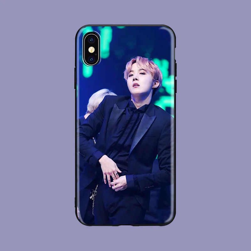 Euphoria Jungkook KPOP MAN мягкий силиконовый черный чехол для телефона для iPhone11 pro 5se 6 6s 7 8 plus X Xs XR max Jimin kim minyun