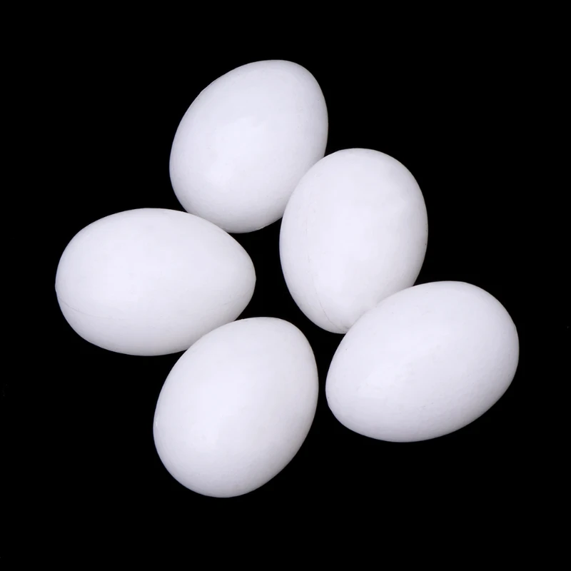 

5pcs/lot Pigeon False Eggs Filled Plastic Simulation For Hatch Breeding Supplies