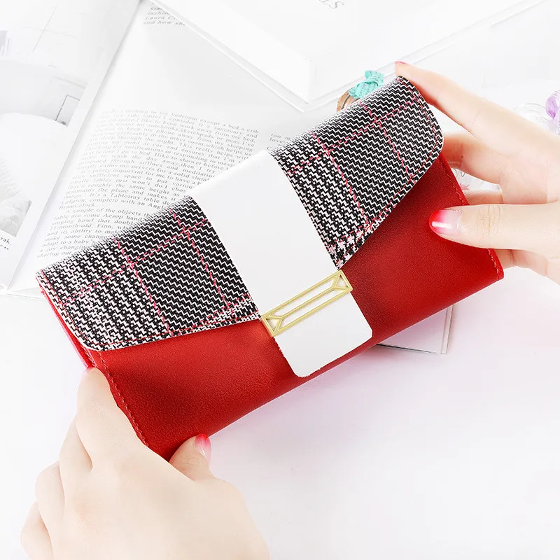 Clearance Sale Bag PU Leather Long Wallet for Women Purse Girls Ladies Fashion Money Multi-function Clutch Card Holder | Багаж и сумки