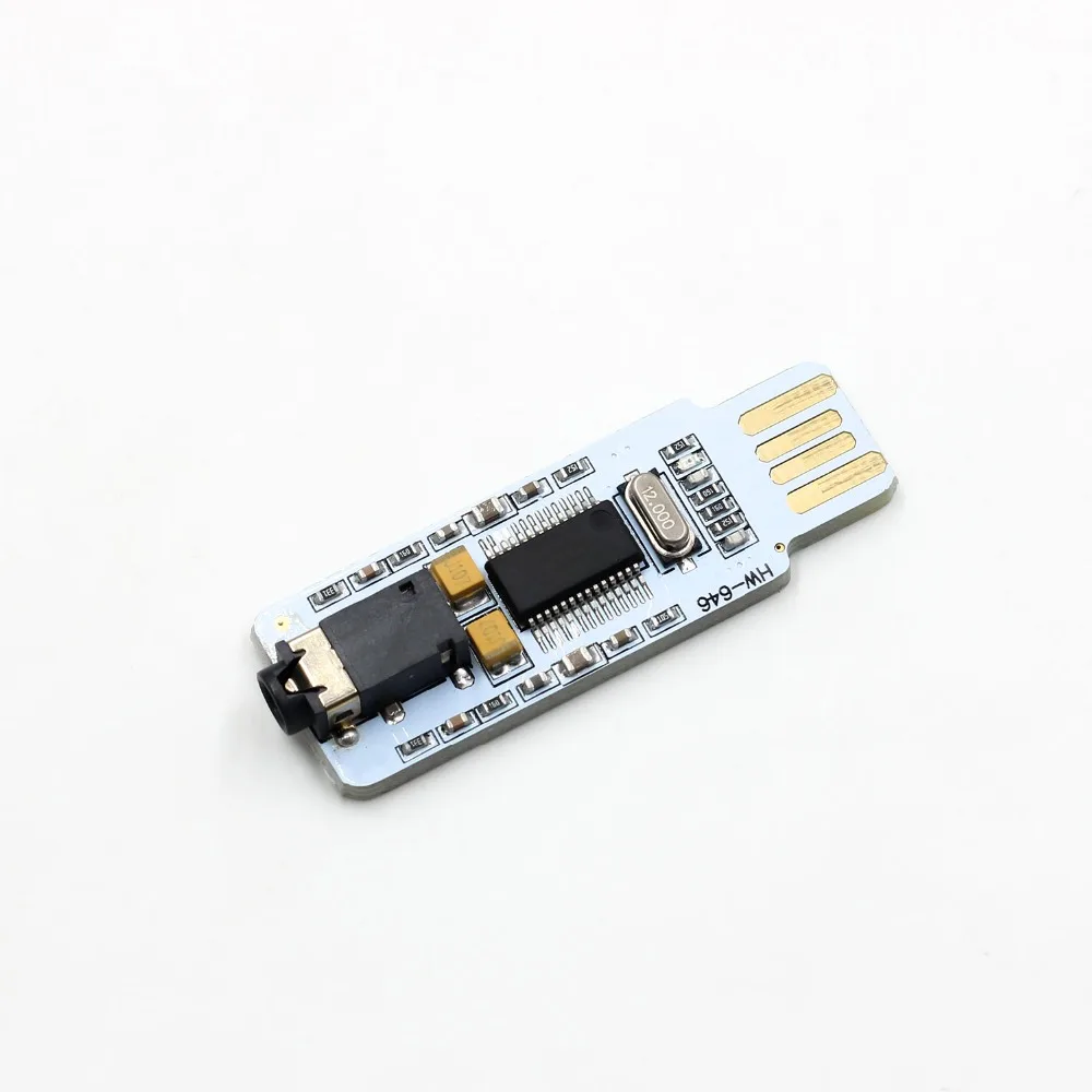 Мини PCM2704 USB Аудио Звуковая карта DAC декодер плата Бесплатный привод для ПК ноутбука