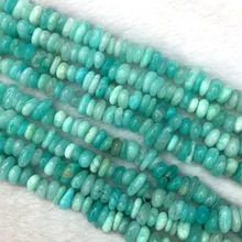 Натуральные бусины из натурального зеленого амазонита в стиле Самородок, подходит для ювелирных изделий 1" 05479