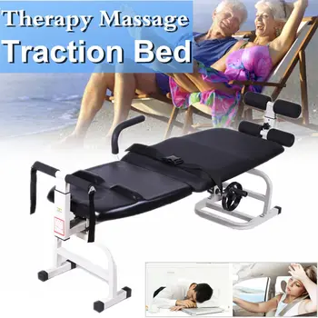 

Massage Bed Table Cervical and Lumbar Traction Bed Body Stretching Device Equipment Folding Therapy SPA Bed Facial