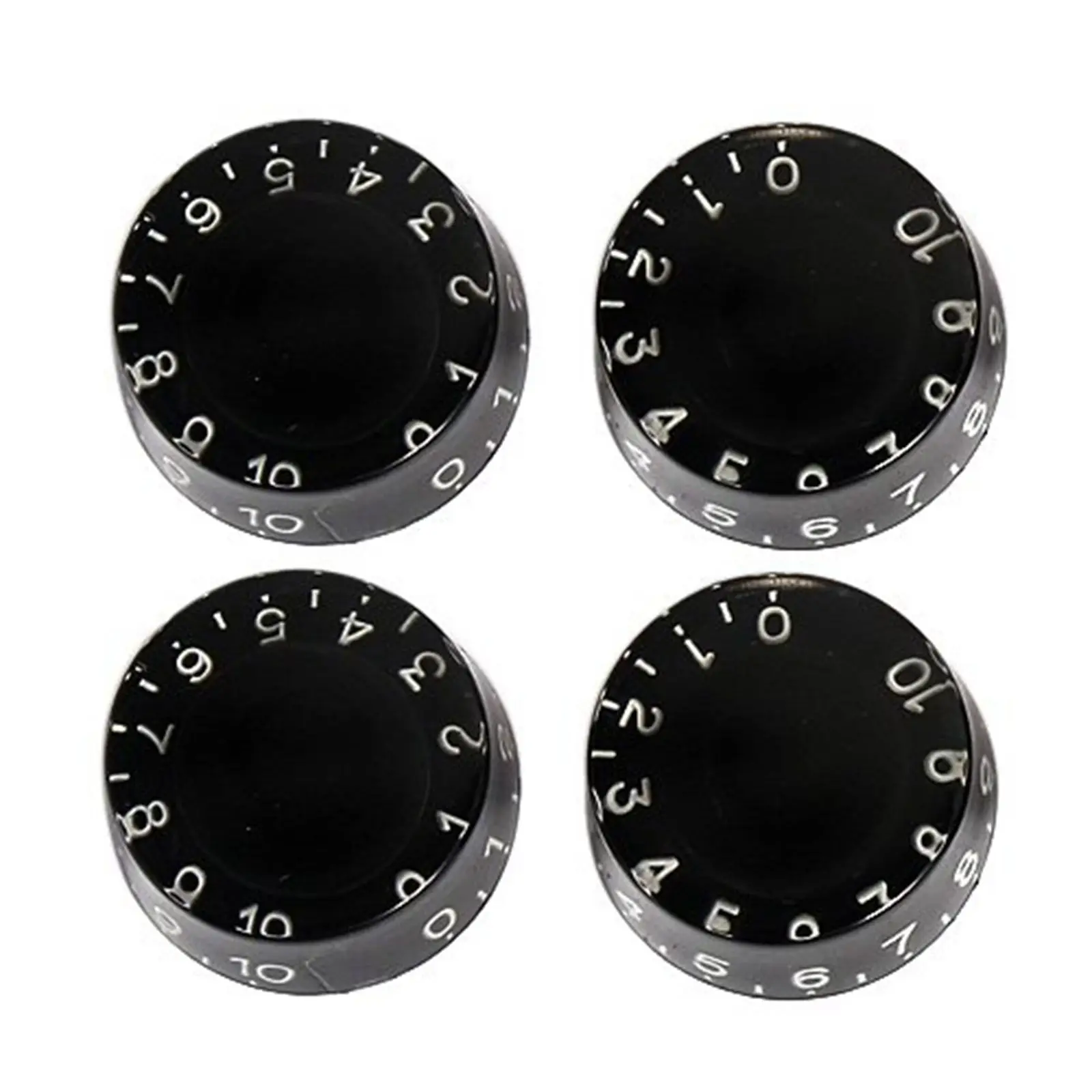 4pcs Speed Control Knobs Black for Replacement Guitar Partsin Other