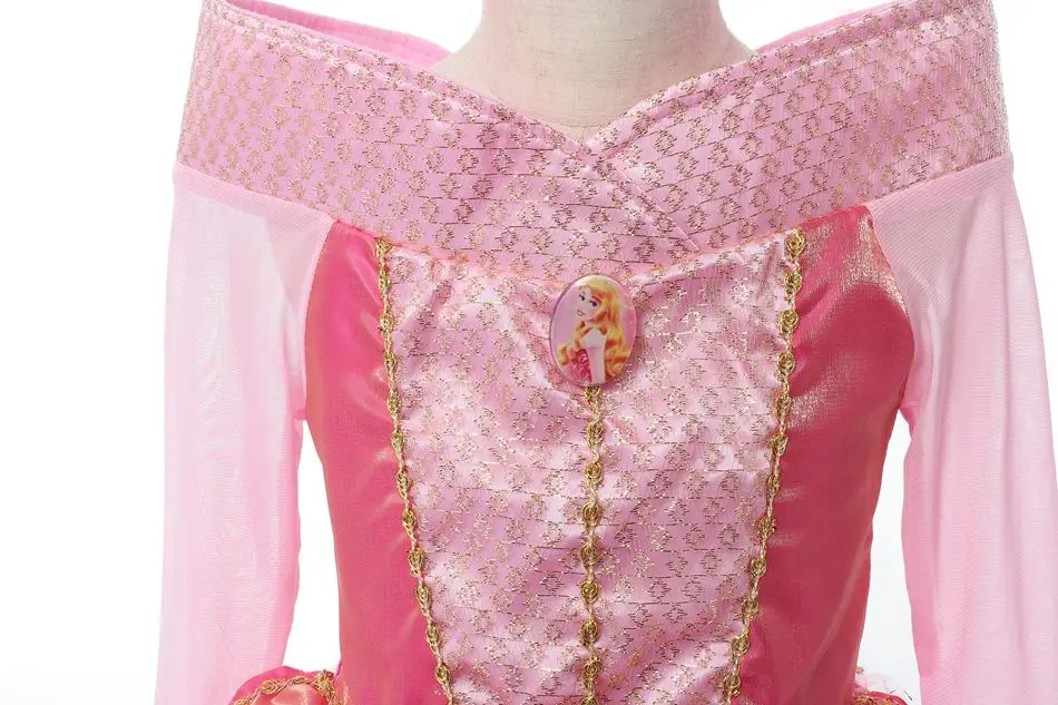 Little Girls Sleeping Beauty Cosplay Costume (4)