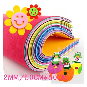 

50*50CM/2MM EVA Foam Paper Handmade Foam Sheets Sponge Paper DIY Handcraft Materials Multicolour Flower Prop Party Christmas