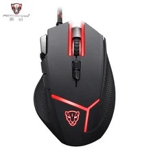 Motospeed V18 профессиональная Проводная игровая мышь USB RGB светодиодный подсветка клавиатура мышь для ПК ноутбук Настольный компьютер геймер мышь