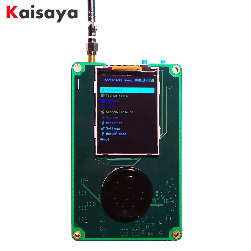 

PortaPack console For HackRF One 1MHz-6GHz SDR receiver and transfer AM FM SSB ADS-B SSTV Ham radio without HackRF One