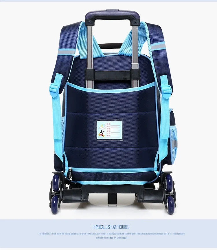Letrend, милый рюкзак на колесиках с изображением совы, детский рюкзак с рисунком, чемодан на колесиках, 18 дюймов, рюкзак для студентов