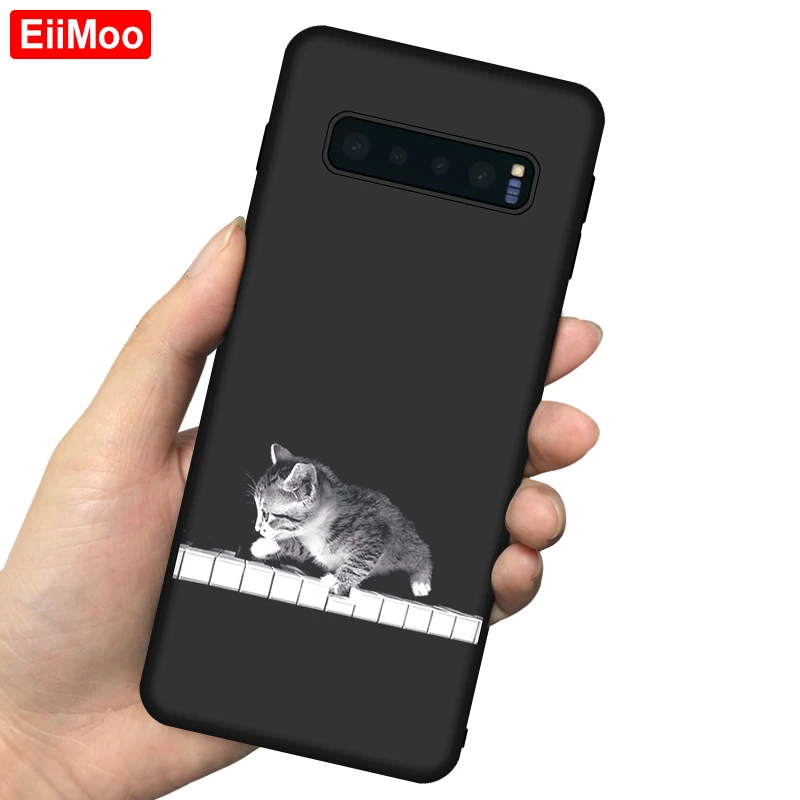 EiiMoo чехол с 3D рисунком для samsung Galaxy S10 S10e S10Plus Чехол Мягкий силиконовый чехол для samsung Galaxy S10 Plus 5G E чехол - Цвет: 1