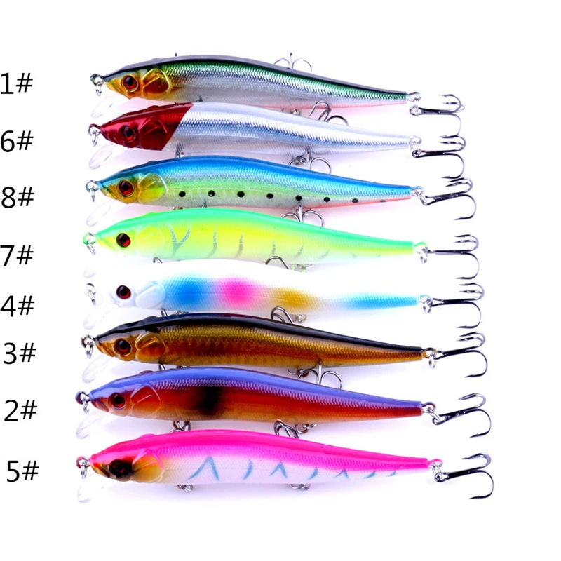 2017 Good Fishing lure minnow quality professional bait 11.5cm 13g swim