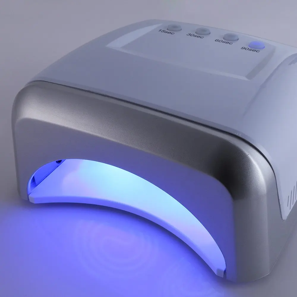 12 Lights 60W UV / LED Dual Purpose Time Control Phototherapy Nail Gel