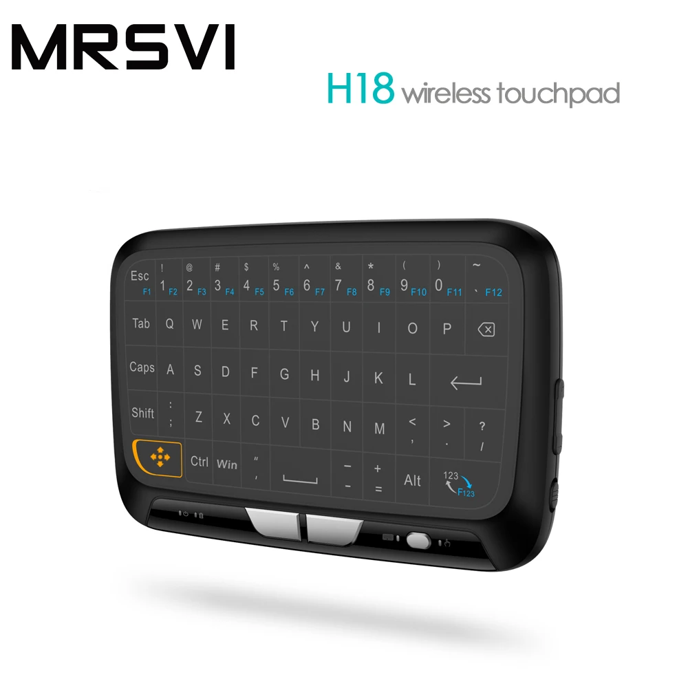 

H18 2.4GHz Wireless Mini Keyboard Full Touchpad Backlight Keyboard Large Touch Pad Remote Control for Smart TV Android TV Box