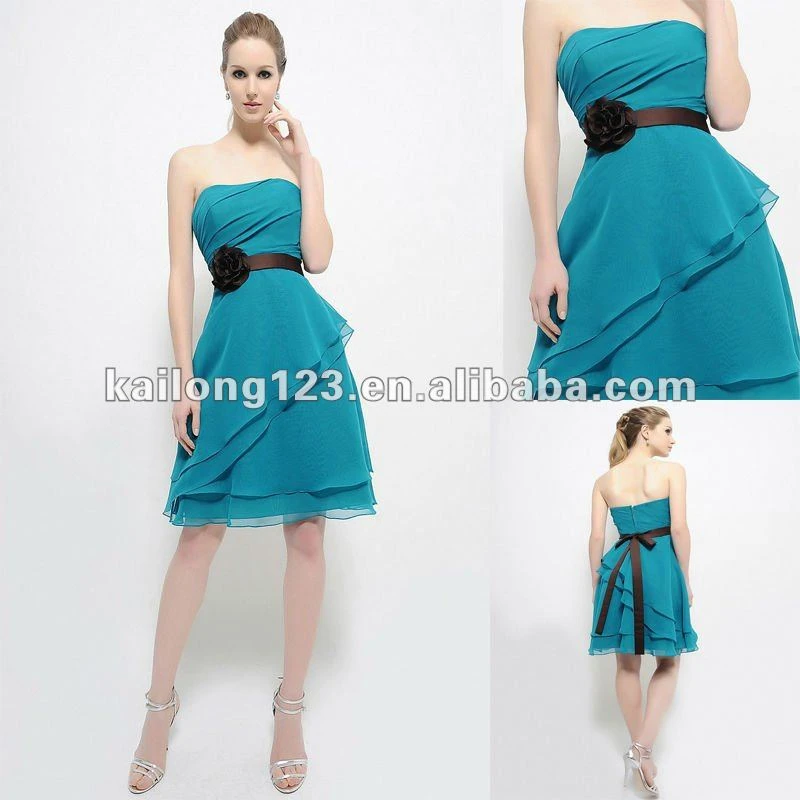 oasis color bridesmaid dress