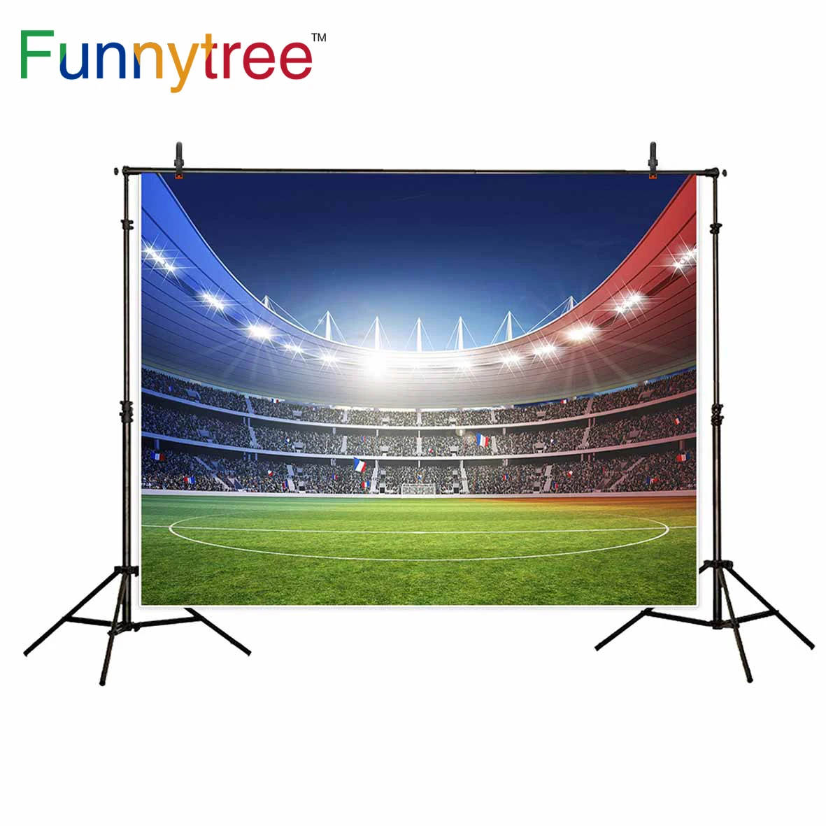 Фон Funnytree для фотосъемки Спортивный стадион футбольный фестиваль фон