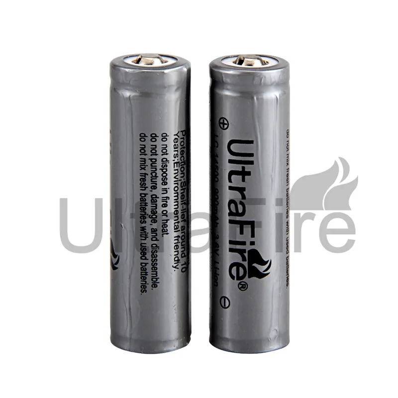 UltraFire 14500 3,6 V 900mAh перезаряжаемые литиевые батареи с защитой фонарь Зарядка банк батарея luz USBLED ночь