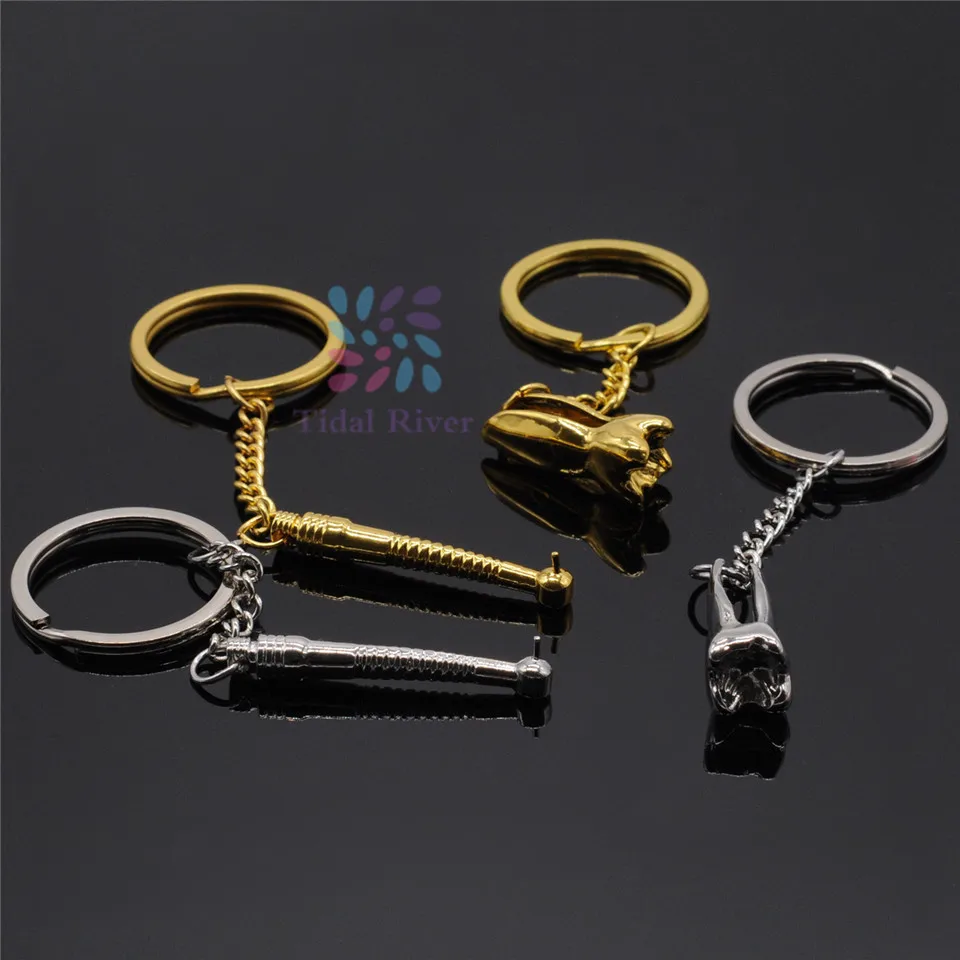 

20 Pcs/5 Sets Dental Tooth Shape KeyChain Mobile Phone Chain Molar & Handpiece Dentist Key Ring Great Assistant Gifts