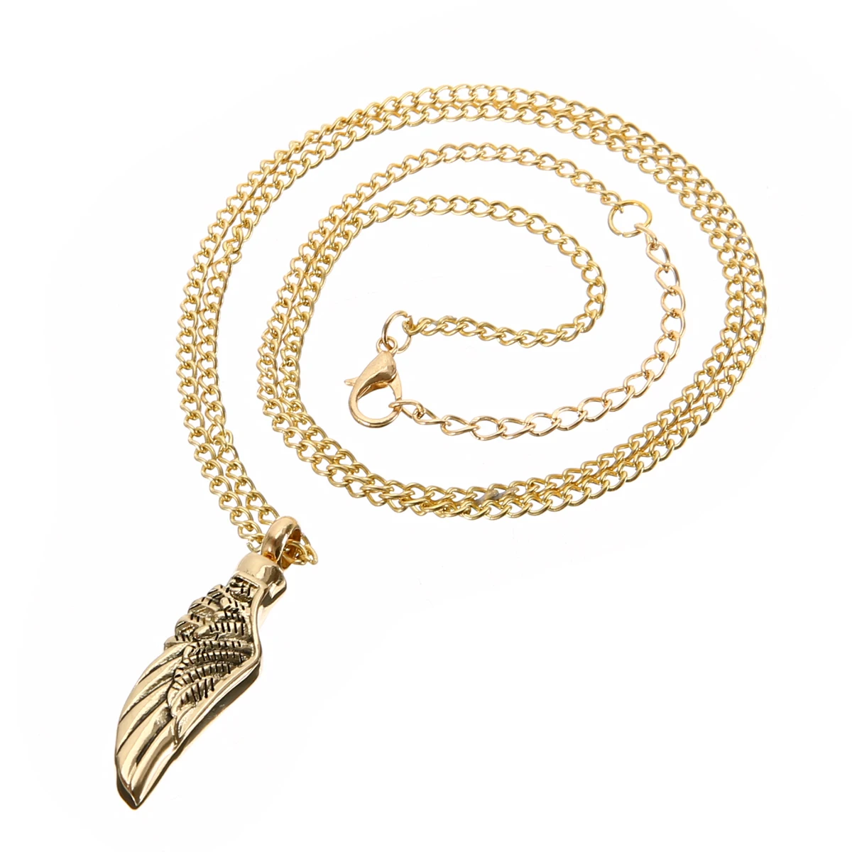 Shellhard Gold Color Urn Cremation Pendant Necklace Vintage Love Heart Ash Holder Mini Keepsake Necklaces Memorial Jewelry