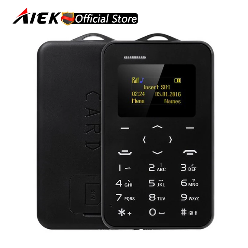 New Mini Phone AIEK/AEKU C6 Color Screen PK M5 Cell Phone