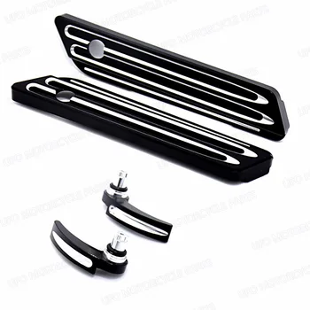 

Black Saddlebag Latch Cover&Shifter Bar For Harley Street Glide Road Glide 2014-2017
