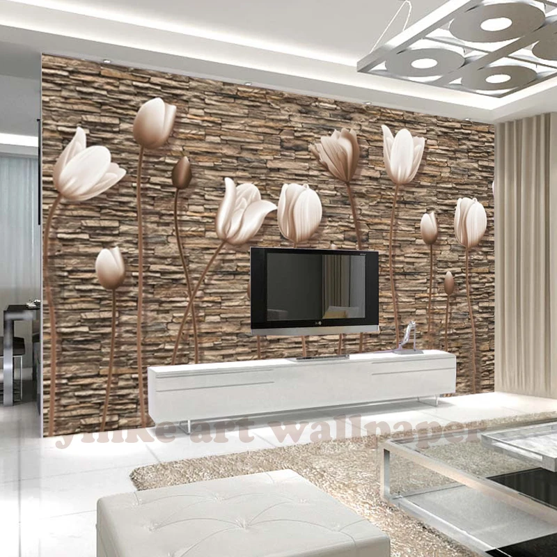 Ностальгический ретро 3D эффект кирпичная стена рулон бумаги для стены камень гостиная обои DE PAPEL рулон для спальни ТВ фон