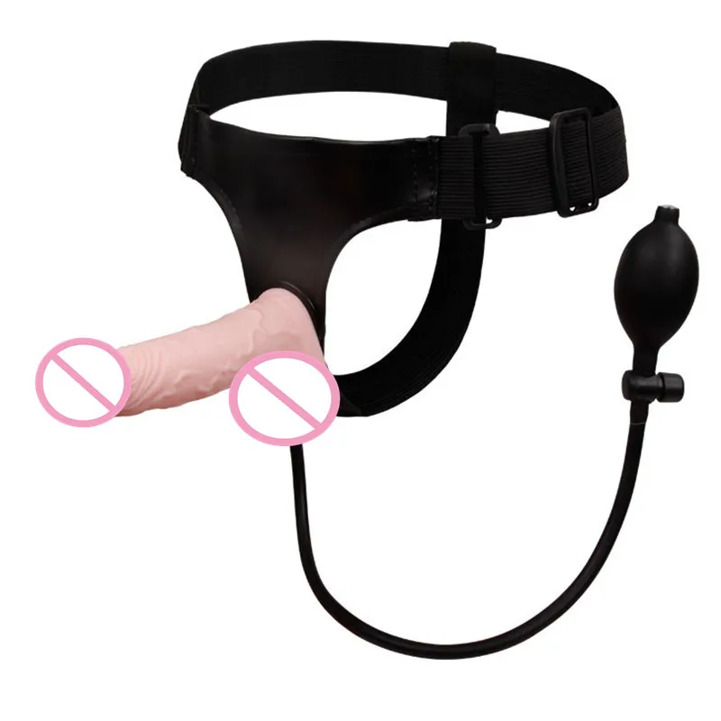 BAILE-Lesbian-Sex-Products-Inflatable-Dildo-Strap-On-Penis-With-Pump-Adult-Novelty-Erotic-Sex-Toy