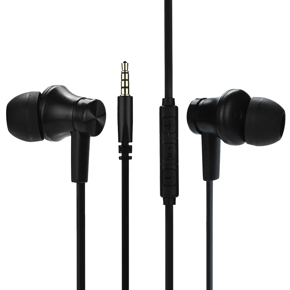 3 5 мм в ухо Супер Бас Звук Наушники Auriculares HiFi Музыка наушники Спорт с микрофоном