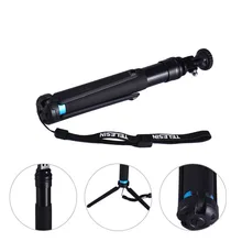 TELESIN Waterproof Selfie Stick for Gopro Hero 5 / 4 Sports Cameras Selfie Rod Super Long Telescoping Pole Monopod Tripod Stand
